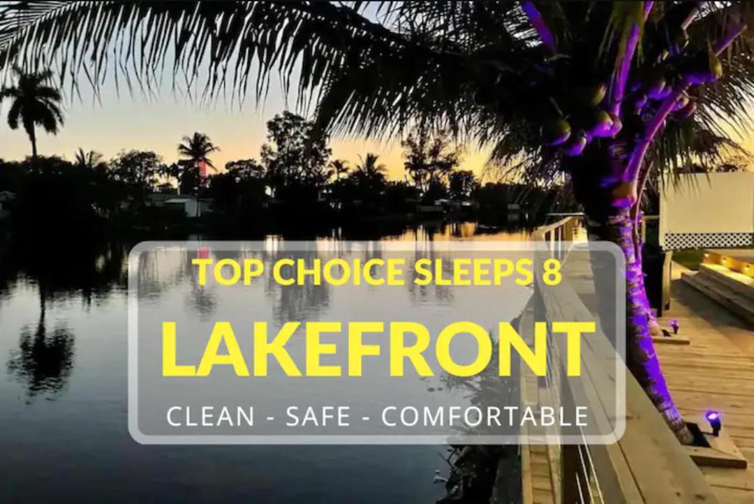 5-Star Lakefront Oasis In Hollywood-Hard Rock Casino ฟอร์ต ลอเดอร์เดล ภายนอก รูปภาพ
